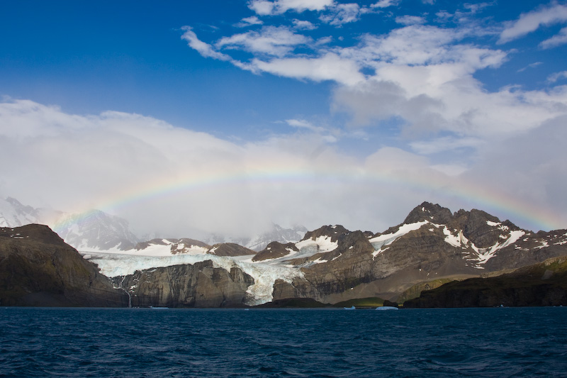 Rainbow Over South Georgia Island